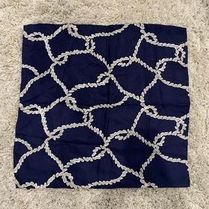 Silk Navy Jcrew Scarf